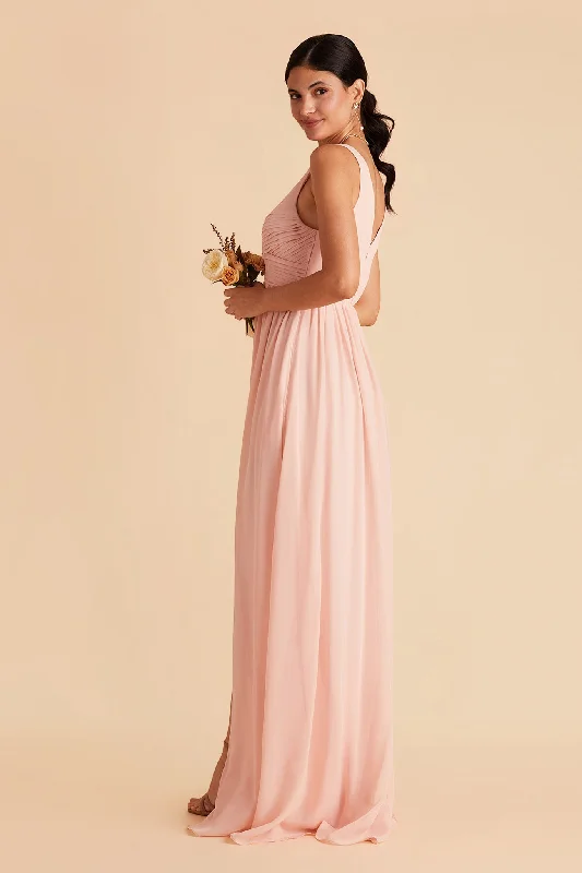 Laurie Empire Dress - Blush Pink