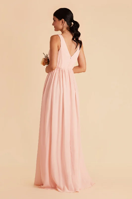 Laurie Empire Dress - Blush Pink