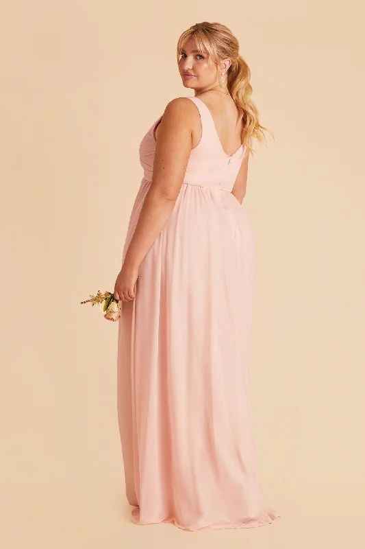 Laurie Empire Dress - Blush Pink