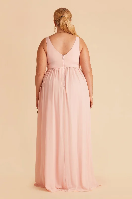 Laurie Empire Dress - Blush Pink