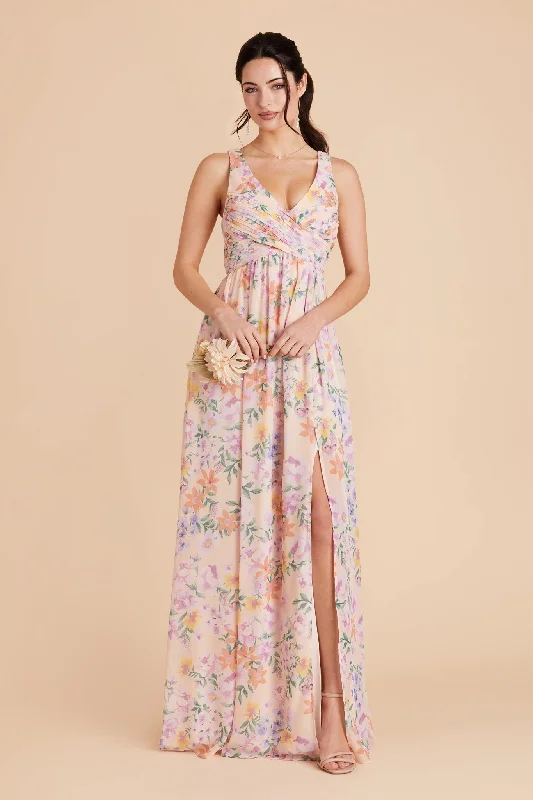 Laurie Empire Dress - Botanical Blooms