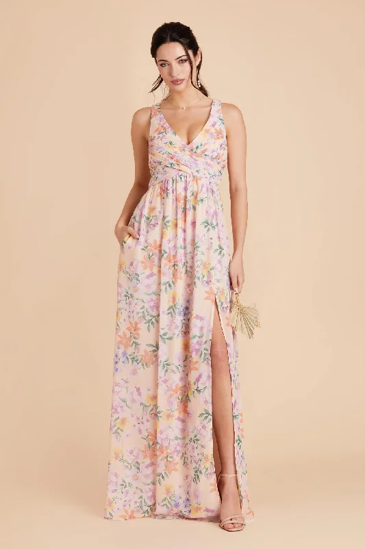 Laurie Empire Dress - Botanical Blooms