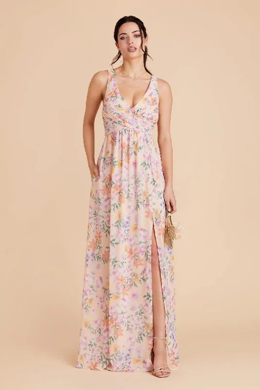 Laurie Empire Dress - Botanical Blooms