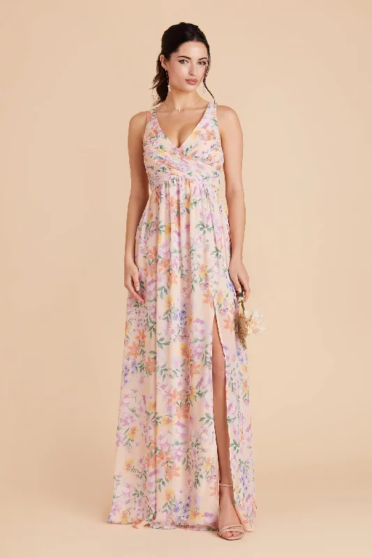 Laurie Empire Dress - Botanical Blooms