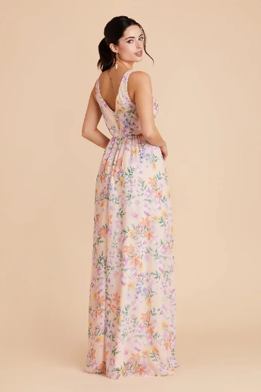 Laurie Empire Dress - Botanical Blooms