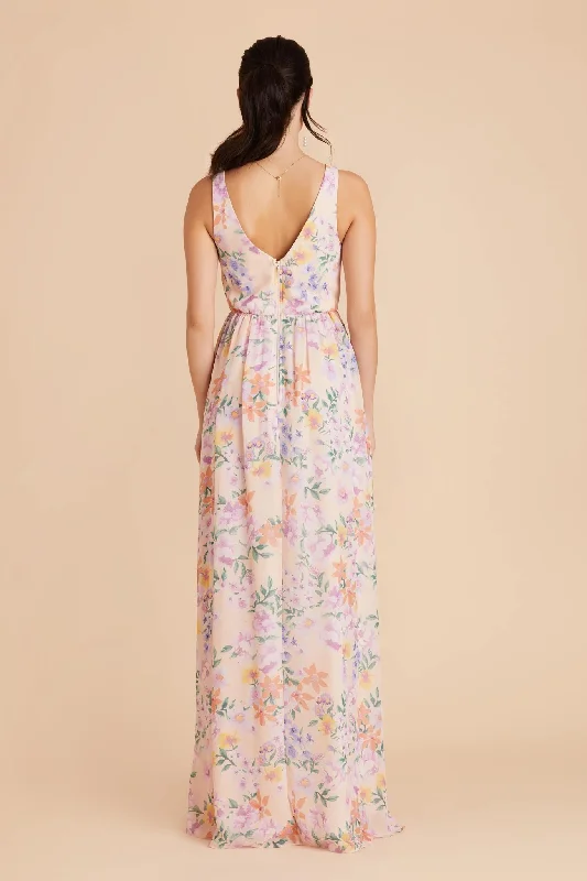 Laurie Empire Dress - Botanical Blooms