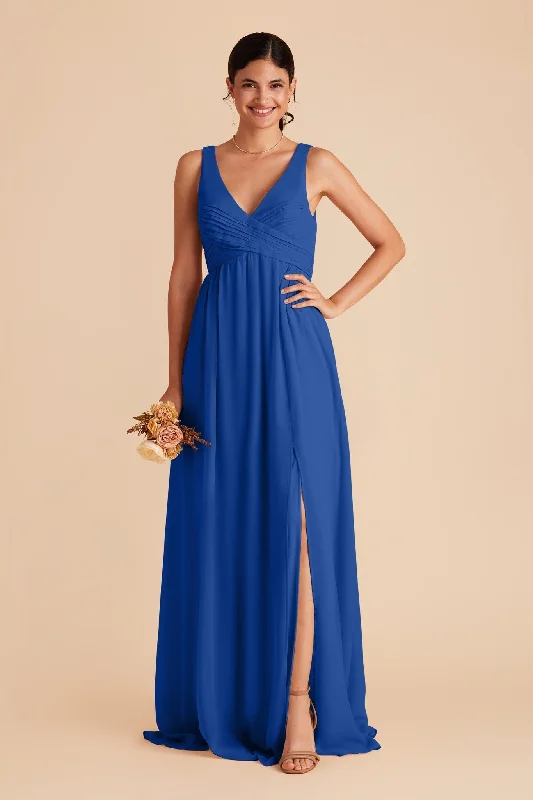 Laurie Empire Dress - Cobalt Blue