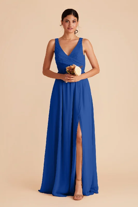 Laurie Empire Dress - Cobalt Blue