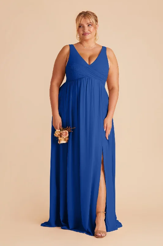 Laurie Empire Dress - Cobalt Blue