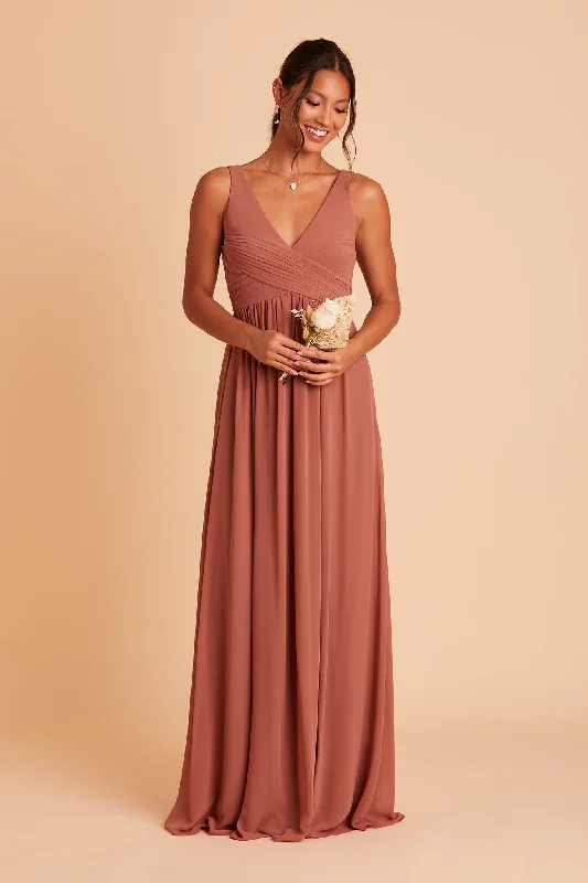 Laurie Empire Dress - Desert Rose