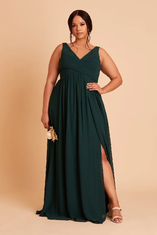 Laurie Empire Dress - Emerald