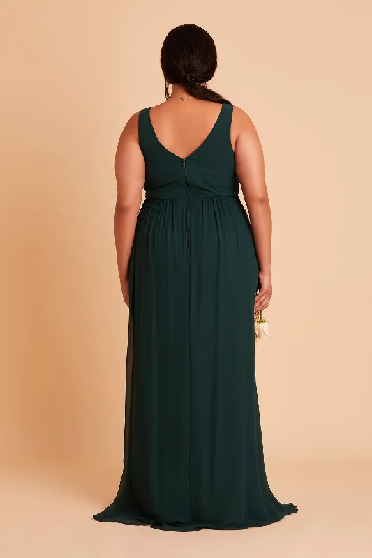 Laurie Empire Dress - Emerald