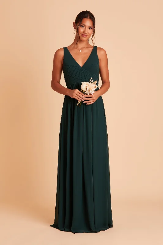 Laurie Empire Dress - Emerald