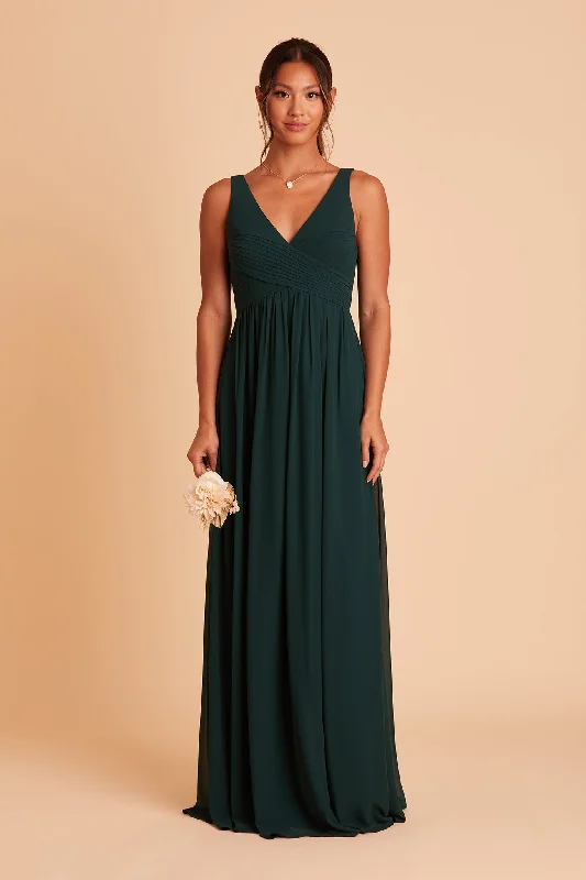 Laurie Empire Dress - Emerald