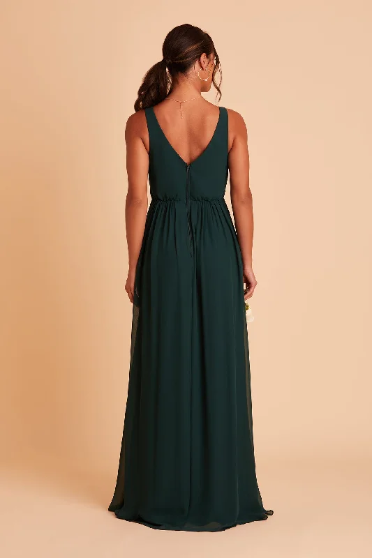 Laurie Empire Dress - Emerald