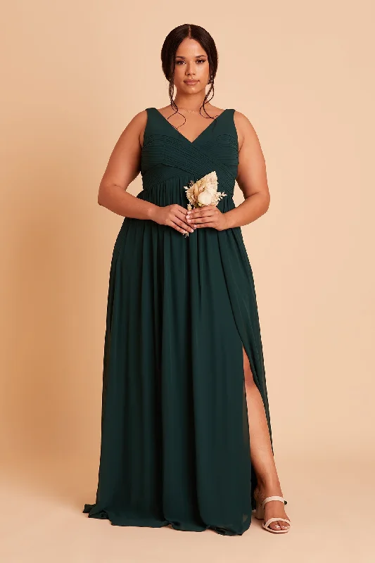 Laurie Empire Dress - Emerald