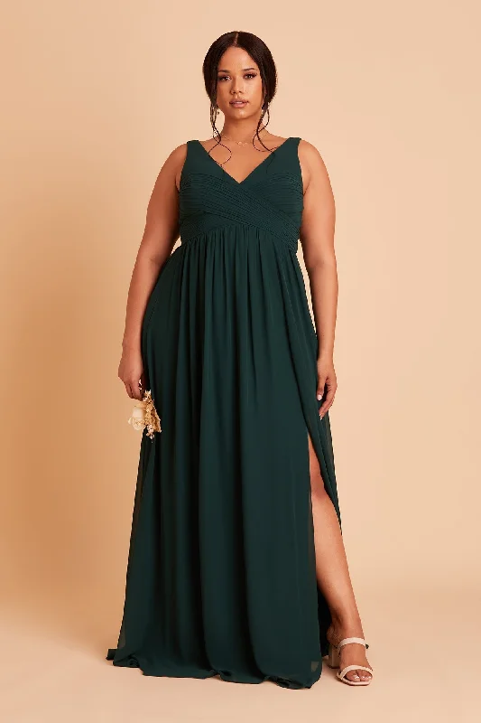 Laurie Empire Dress - Emerald