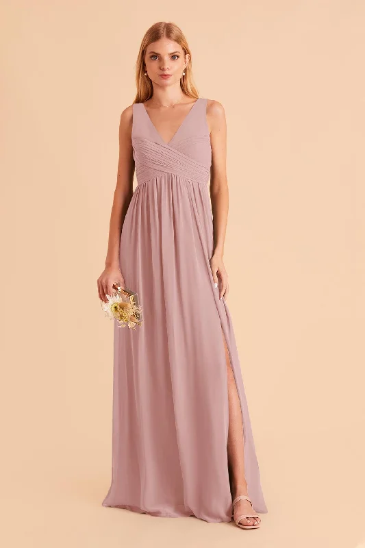 Laurie Empire Dress - English Rose