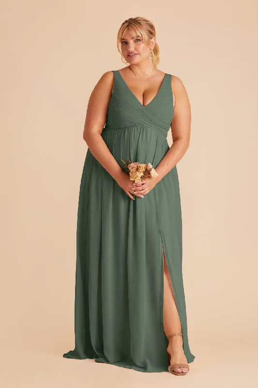 Laurie Empire Dress - Eucalyptus