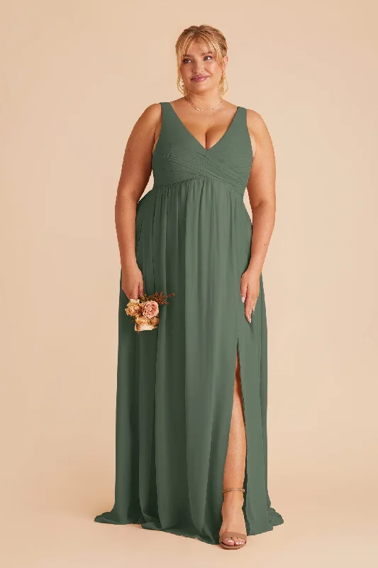 Laurie Empire Dress - Eucalyptus