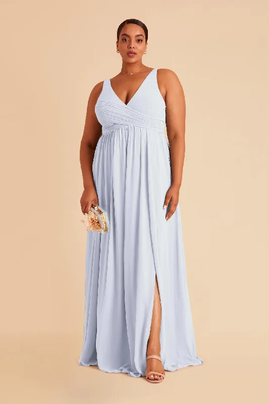 Laurie Empire Dress - Ice Blue