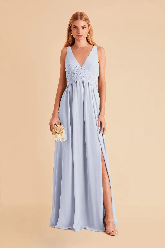 Laurie Empire Dress - Ice Blue