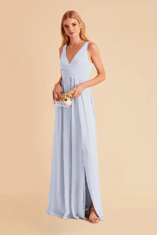 Laurie Empire Dress - Ice Blue