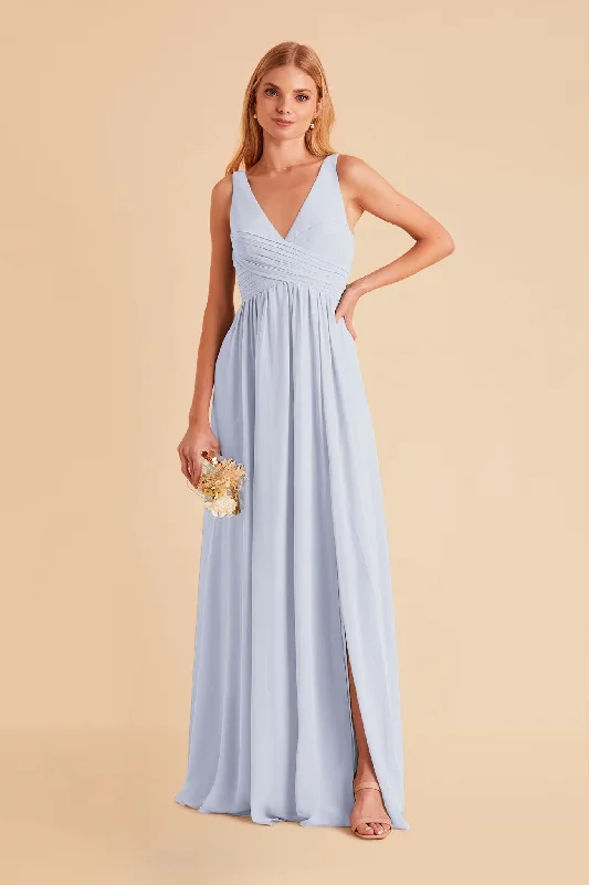 Laurie Empire Dress - Ice Blue