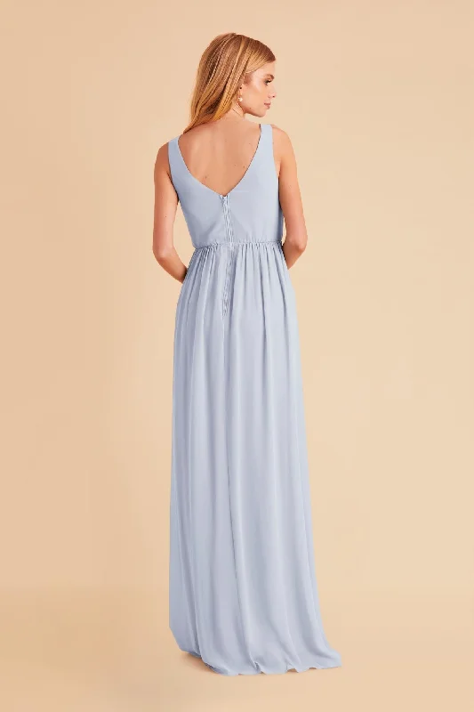 Laurie Empire Dress - Ice Blue