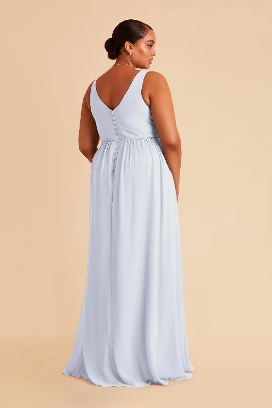 Laurie Empire Dress - Ice Blue