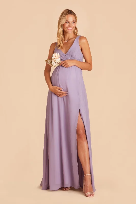 Laurie Empire Dress - Lavender