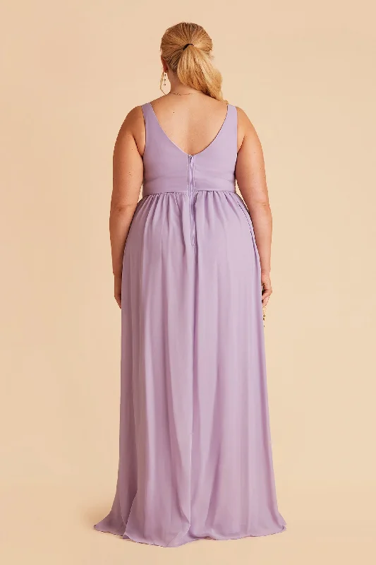 Laurie Empire Dress - Lavender