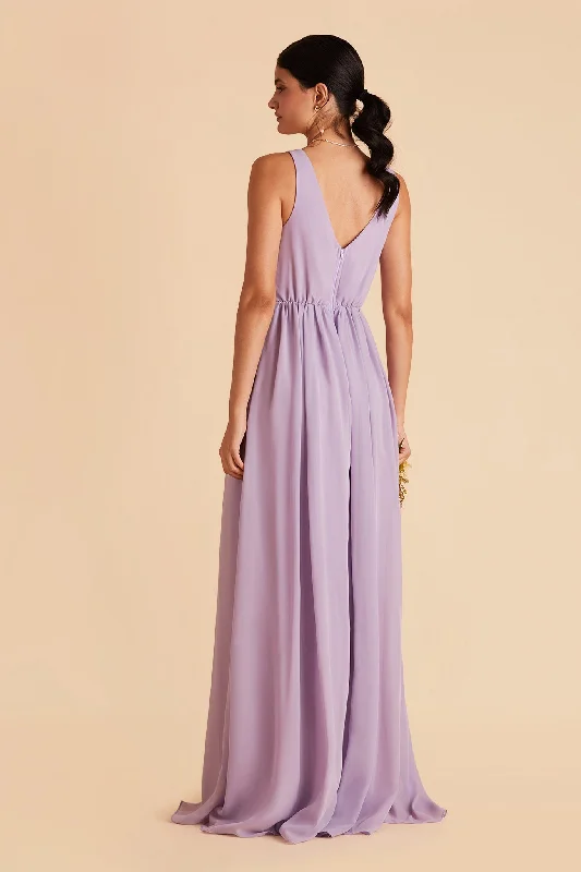 Laurie Empire Dress - Lavender