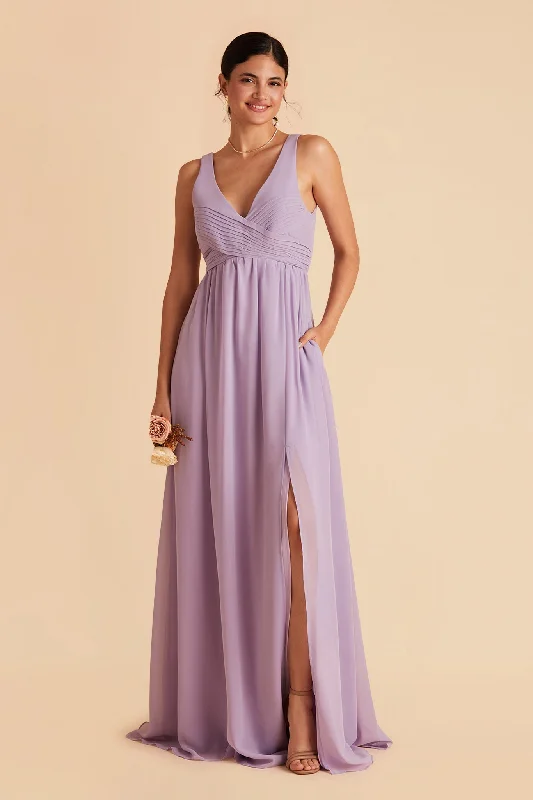 Laurie Empire Dress - Lavender