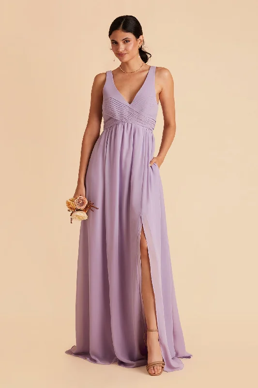 Laurie Empire Dress - Lavender