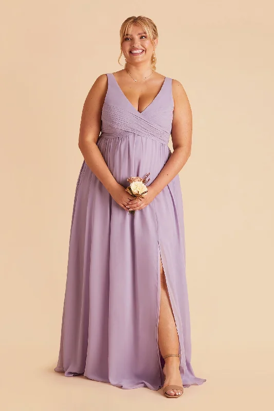 Laurie Empire Dress - Lavender