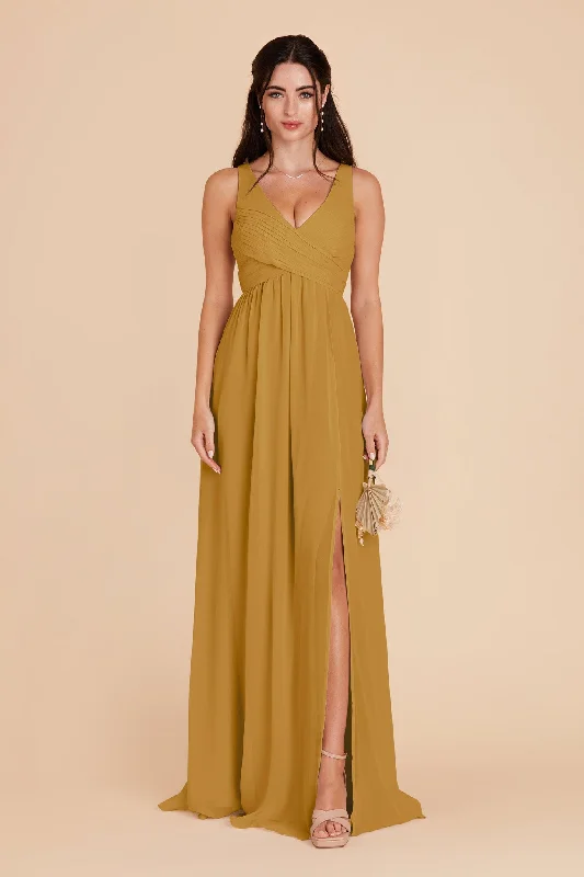 Laurie Empire Dress - Marigold