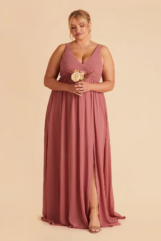 Laurie Empire Dress - Mulberry