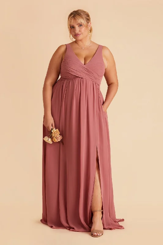 Laurie Empire Dress - Mulberry