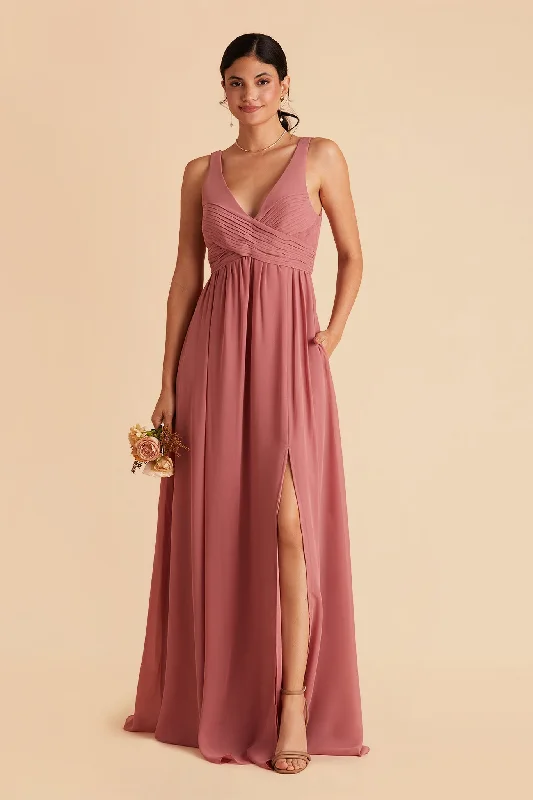 Laurie Empire Dress - Mulberry