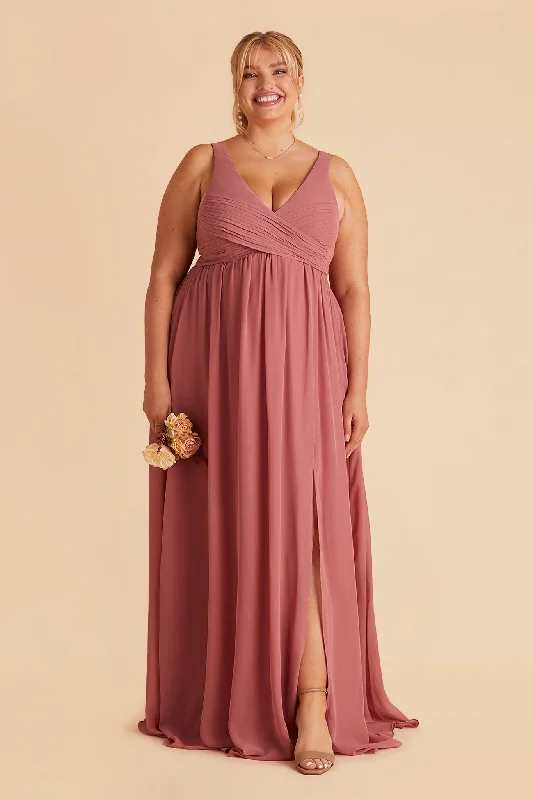 Laurie Empire Dress - Mulberry