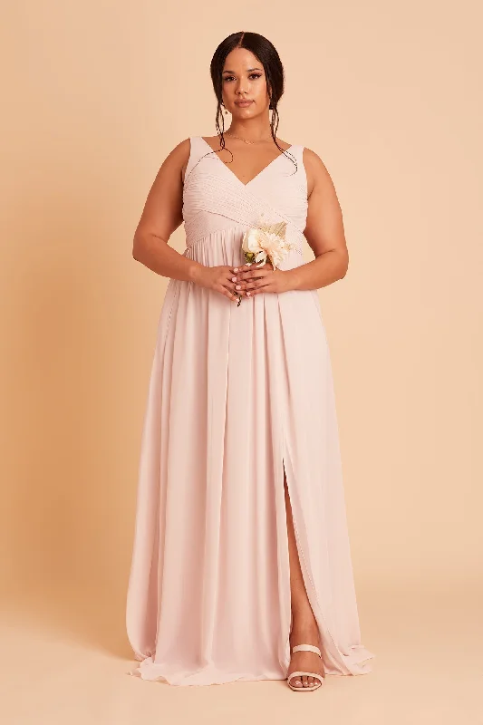 Laurie Empire Dress - Pale Blush