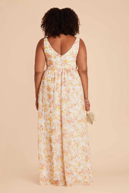 Laurie Empire Dress - Pressed Floral