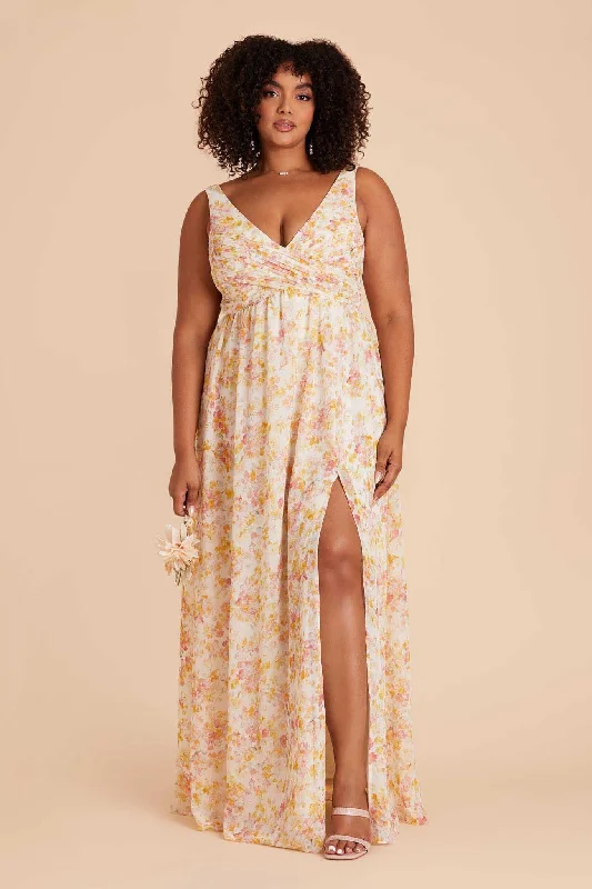 Laurie Empire Dress - Pressed Floral