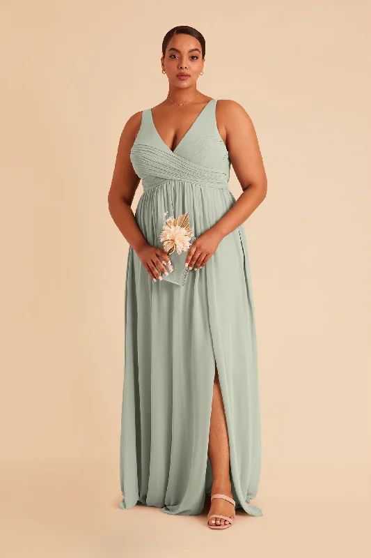 Laurie Empire Dress - Sage