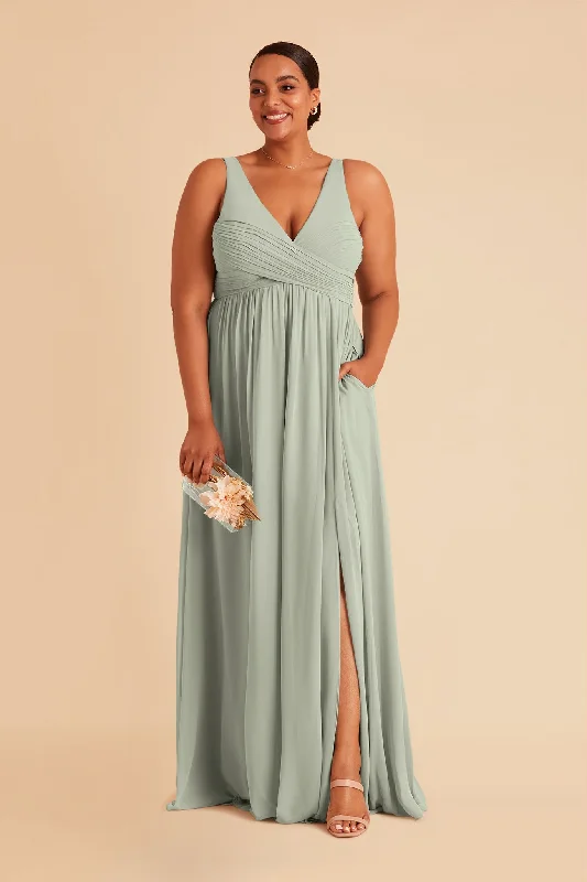 Laurie Empire Dress - Sage