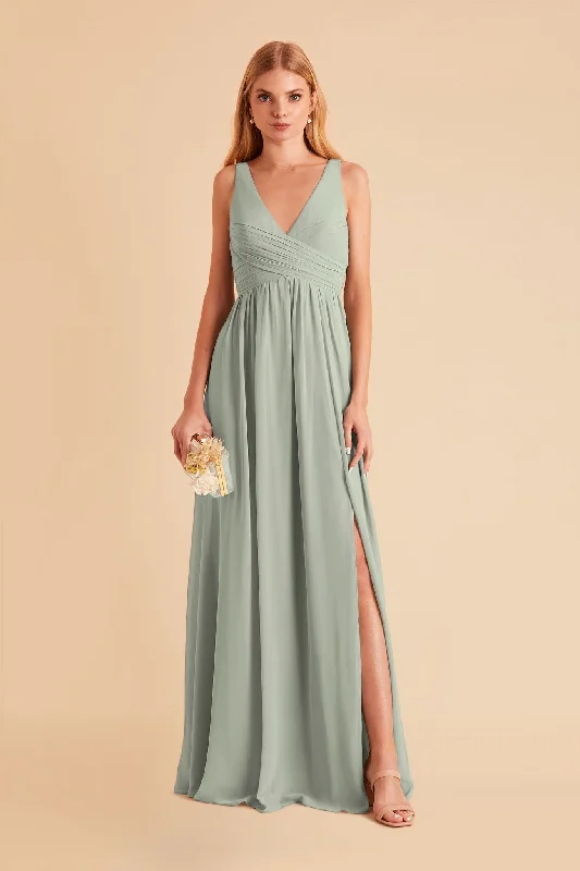 Laurie Empire Dress - Sage