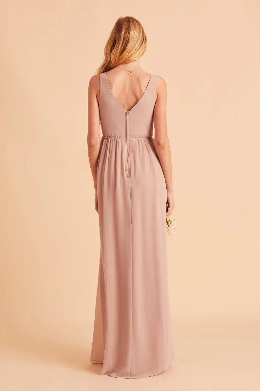 Laurie Empire Dress - Taupe