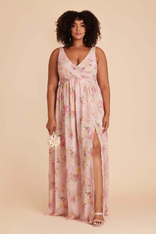 Laurie Empire Dress - Vintage Pink Floral