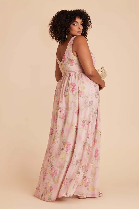 Laurie Empire Dress - Vintage Pink Floral